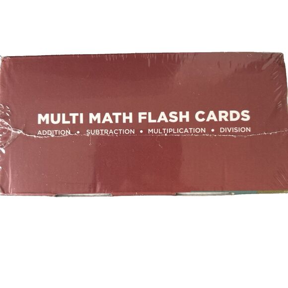Multi Math 270 Flash Cards Addition, Subtraction, Multiplication, Division NEW - Picture 6 of 8